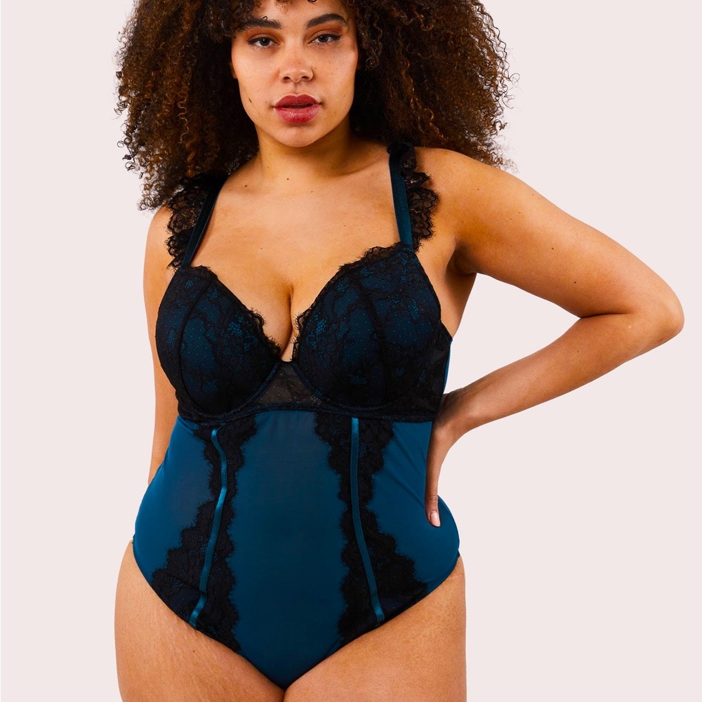 Playful Promises Bodysuit Persephone Teal 32G